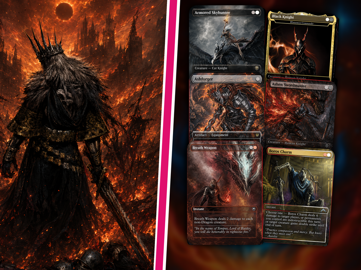 Dark Souls Inspired Knight Commander Deck | 126-Card MTG Proxy EDH Set | PrimeDecks