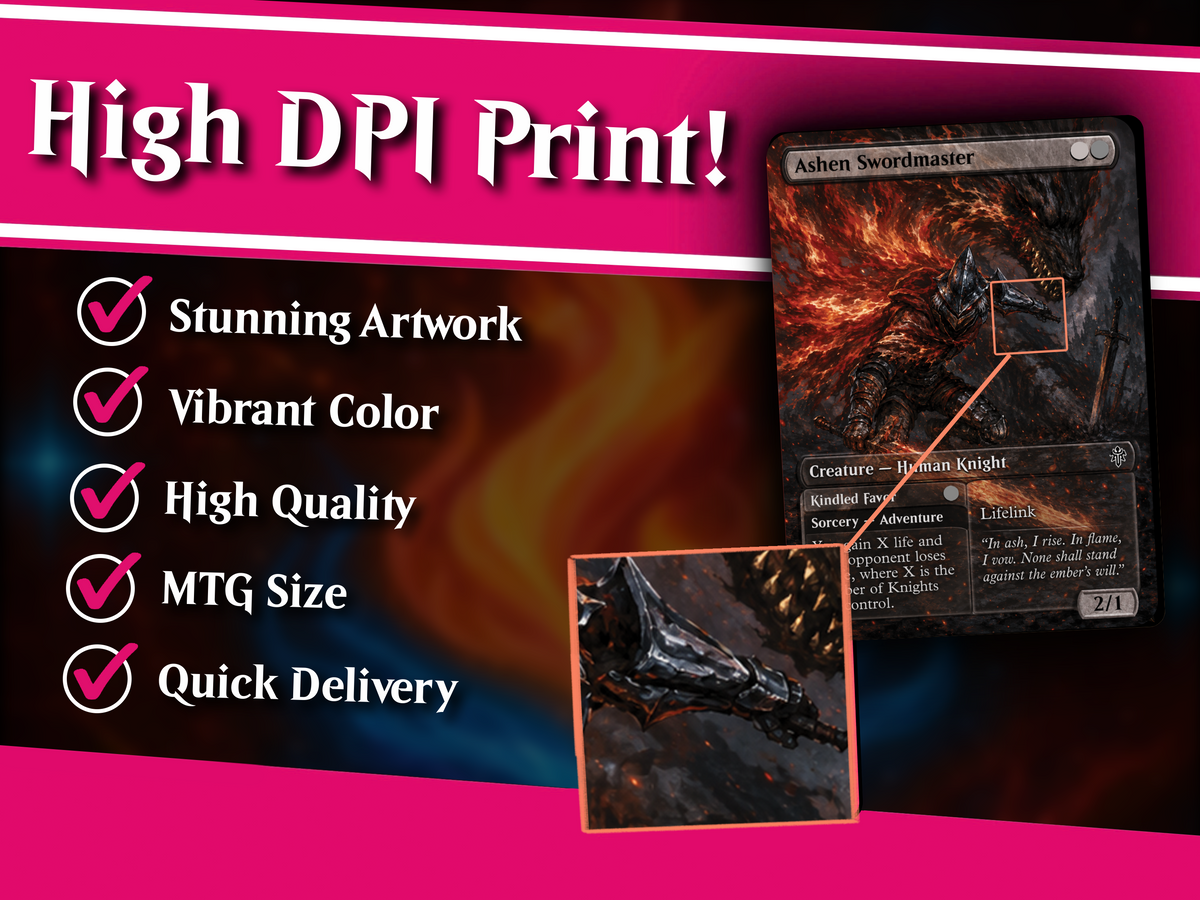 Dark Souls Inspired Knight Commander Deck | 126-Card MTG Proxy EDH Set | PrimeDecks