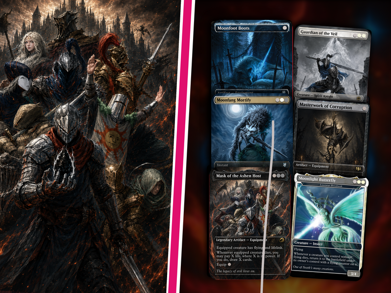 Dark Souls Inspired Knight Commander Deck | 126-Card MTG Proxy EDH Set | PrimeDecks