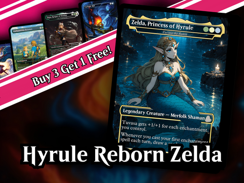 Hyrule Reborn Zelda-Inspired Commander Proxy Deck | 100+ Cards | PrimeDecks
