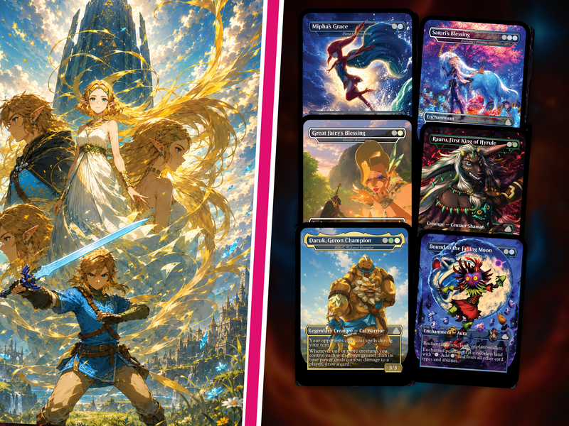 Hyrule Reborn Zelda-Inspired Commander Proxy Deck | 100+ Cards | PrimeDecks
