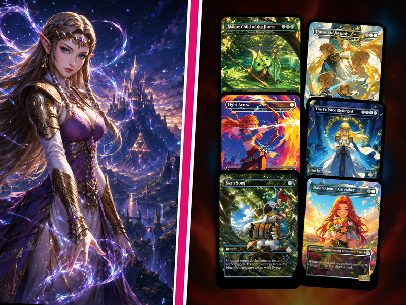 Hyrule Reborn Zelda-Inspired Commander Proxy Deck | 100+ Cards | PrimeDecks