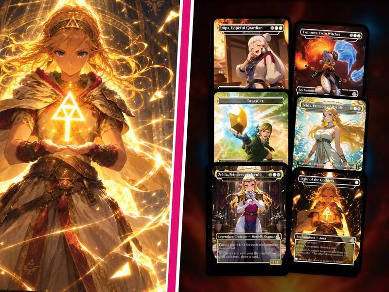 Hyrule Reborn Zelda-Inspired Commander Proxy Deck | 100+ Cards | PrimeDecks