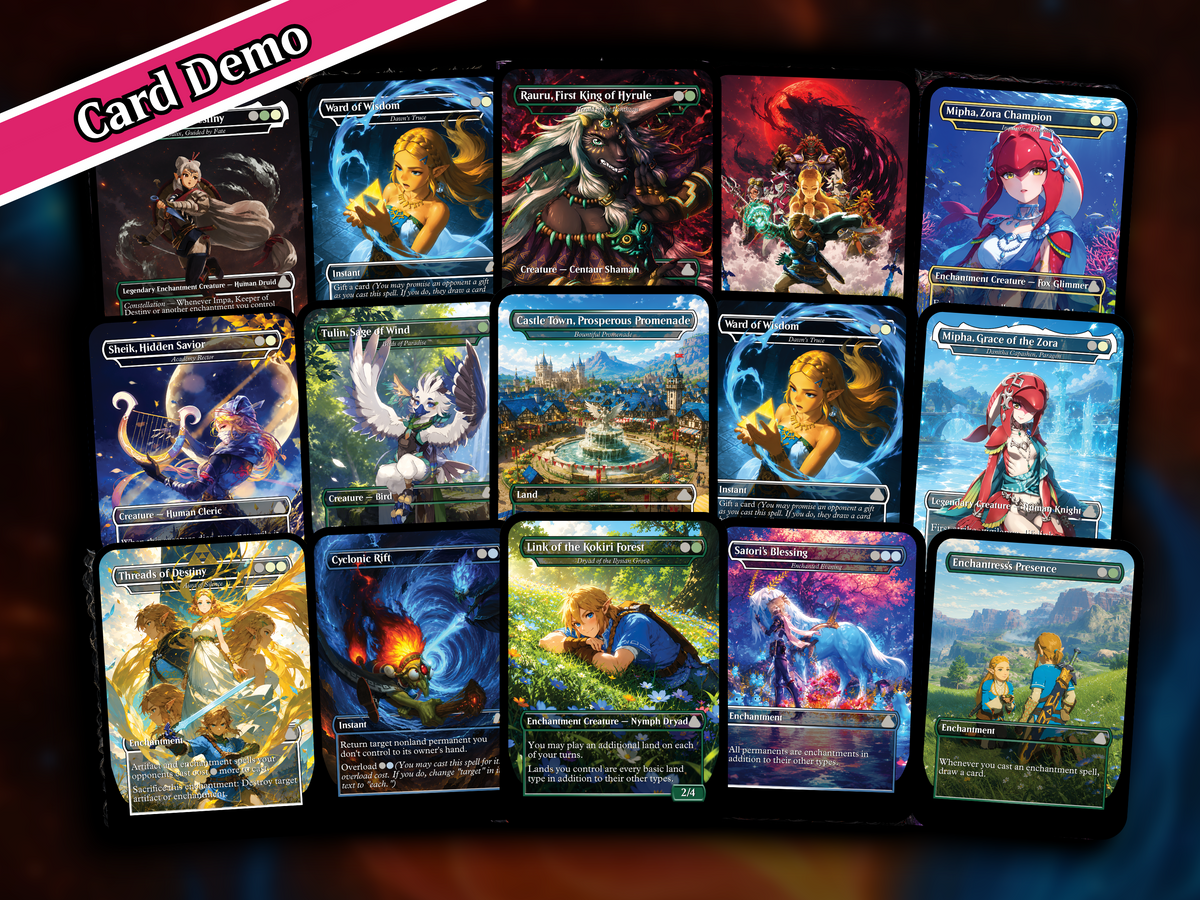 Hyrule Reborn Zelda-Inspired Commander Proxy Deck | 100+ Cards | PrimeDecks