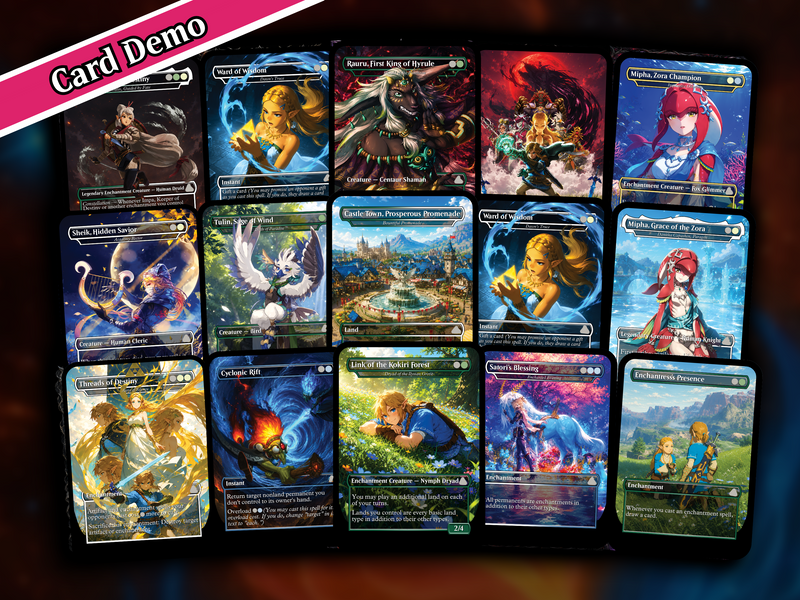 Hyrule Reborn Zelda-Inspired Commander Proxy Deck | 100+ Cards | PrimeDecks
