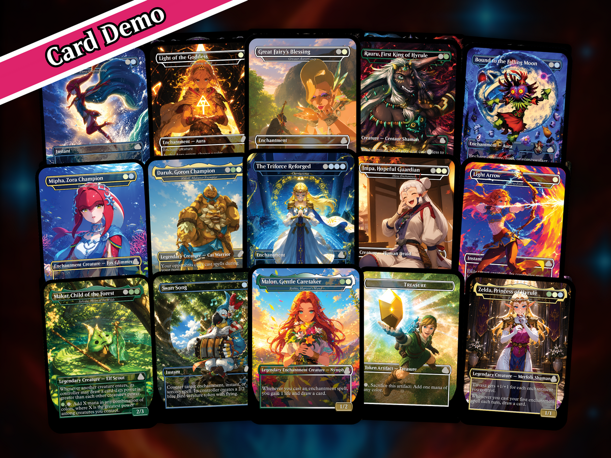 Hyrule Reborn Zelda-Inspired Commander Proxy Deck | 100+ Cards | PrimeDecks