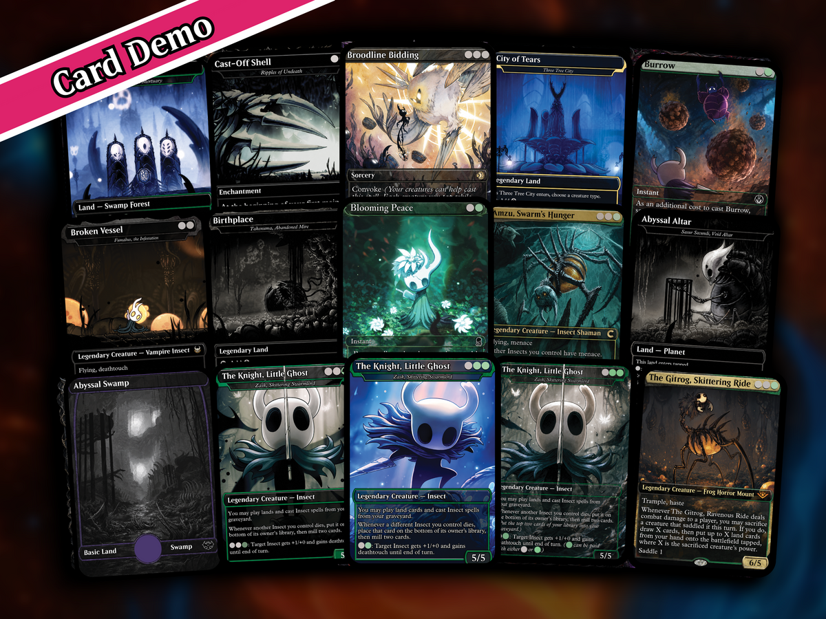Hollow Knight Inspired Commander Deck | 100-Card MTG Proxy EDH Set | PrimeDecks