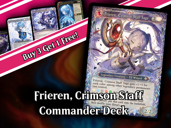 | New | Frieren, Crimson Staff Age Commander Deck | 100+ Cards | PrimeDecks