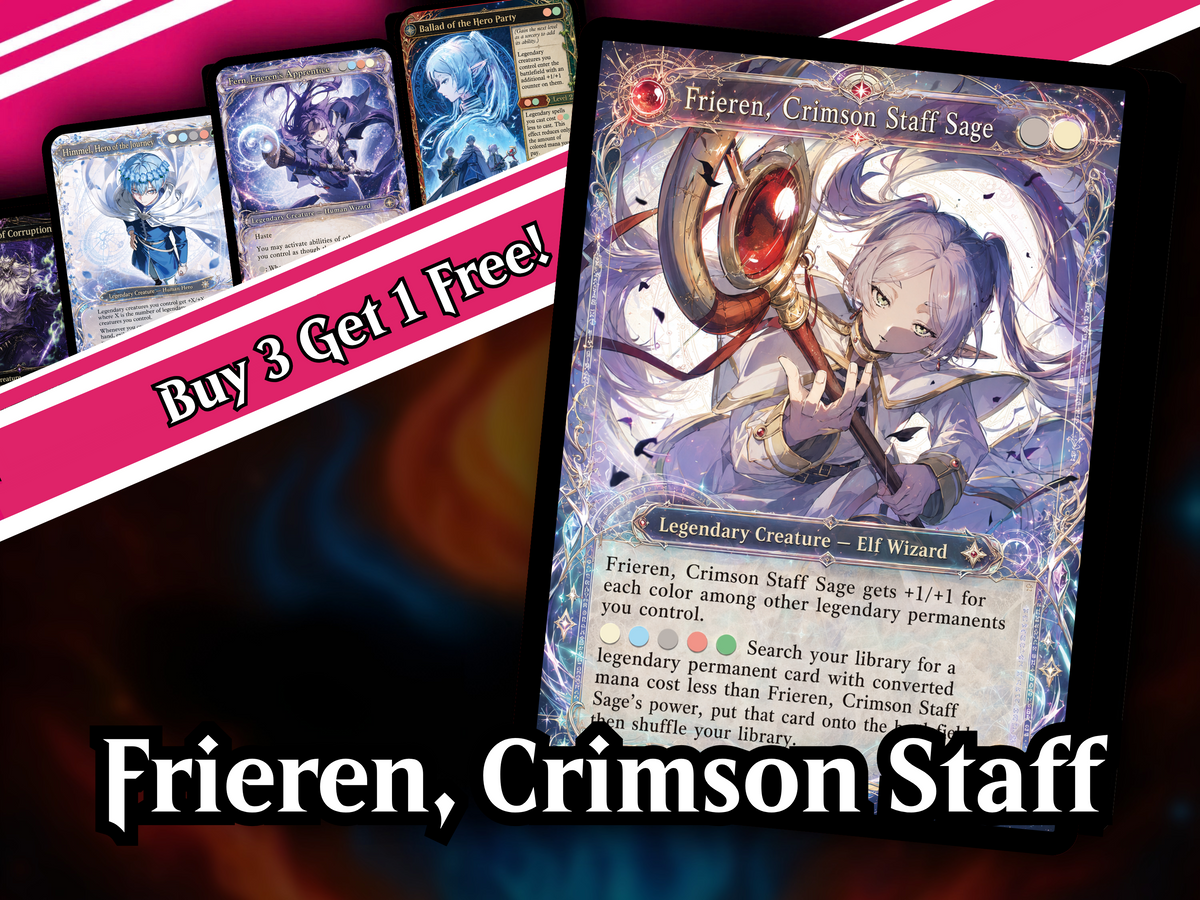 Frieren, Crimson Staff Age Commander Deck | 100+ Cards | PrimeDecks