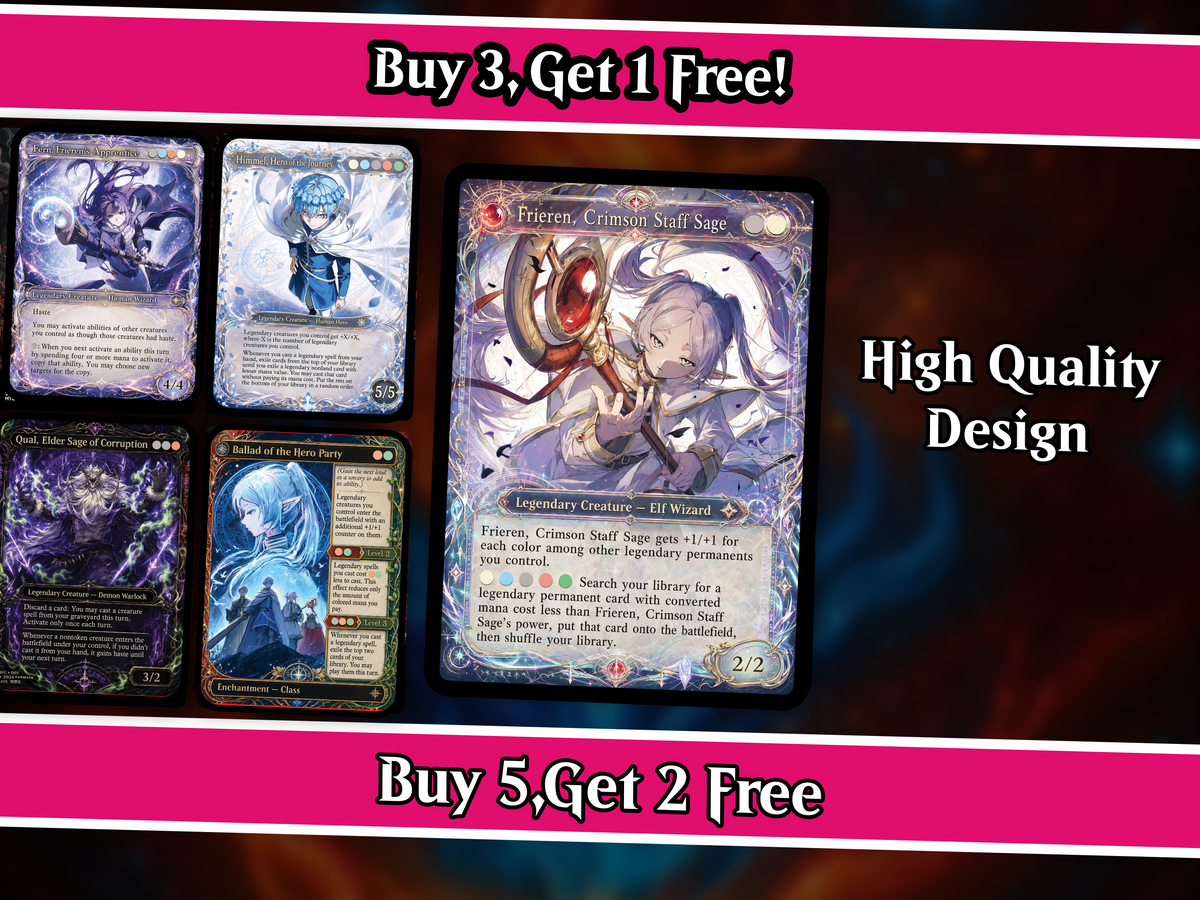 Frieren, Crimson Staff Age Commander Deck | 100+ Cards | PrimeDecks