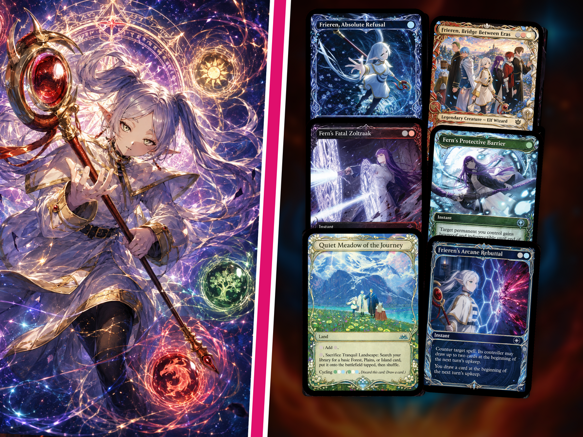 Frieren, Crimson Staff Age Commander Deck | 100+ Cards | PrimeDecks