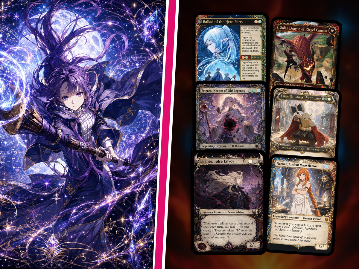 Frieren, Crimson Staff Age Commander Deck | 100+ Cards | PrimeDecks