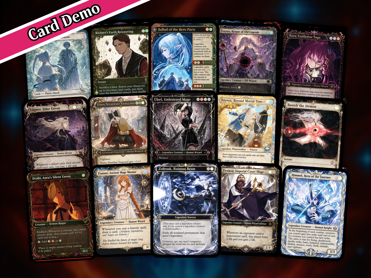 Frieren, Crimson Staff Age Commander Deck | 100+ Cards | PrimeDecks
