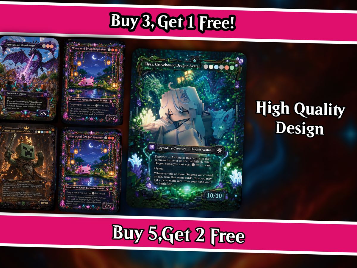Minecraft: Endforge Dragoncaller | 100+ Cards | PrimeDecks