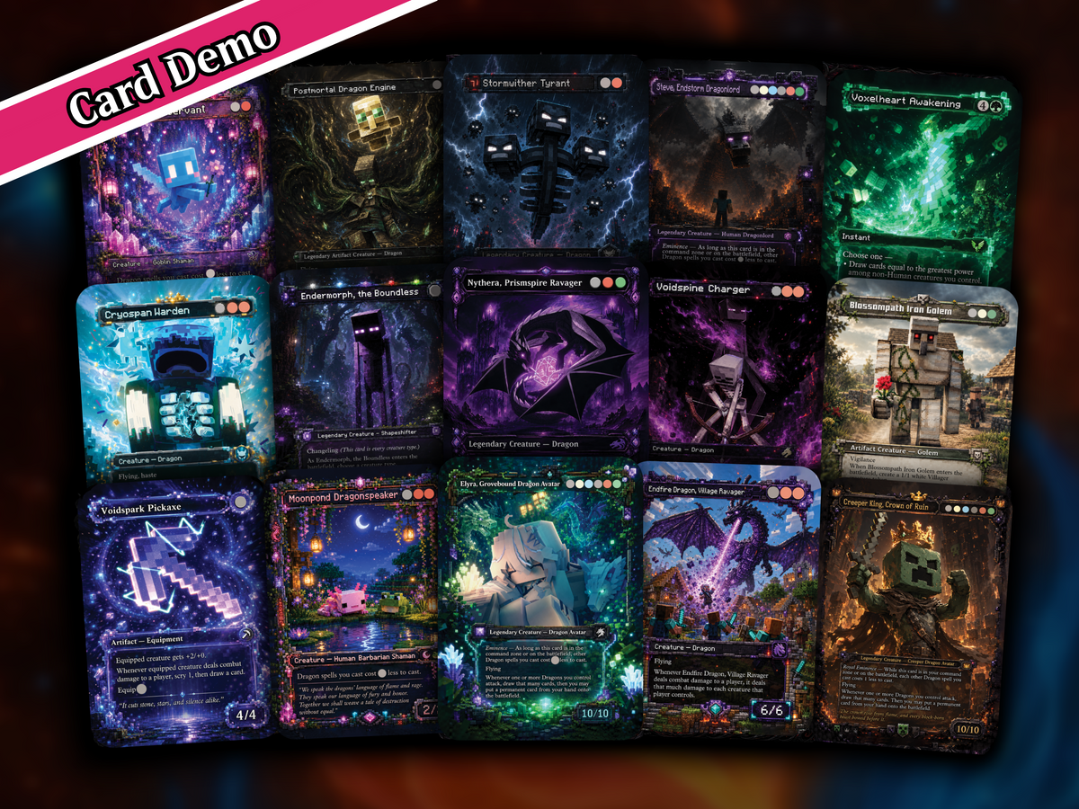 Minecraft: Endforge Dragoncaller | 100+ Cards | PrimeDecks