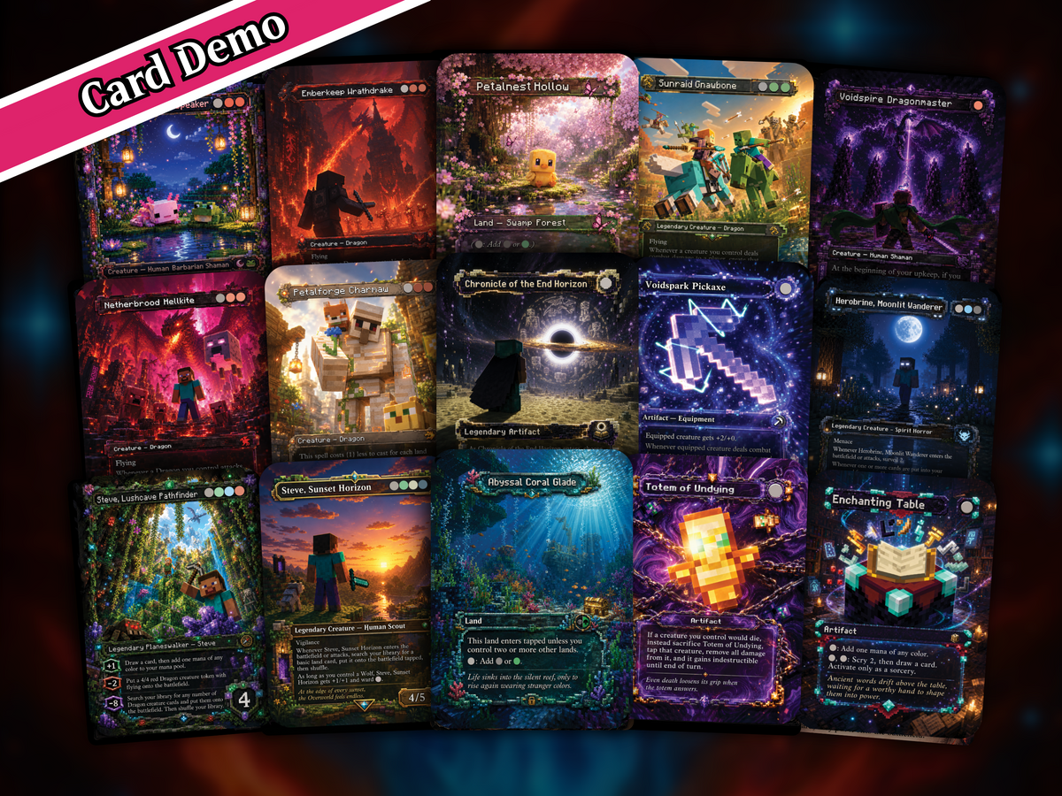 Minecraft: Endforge Dragoncaller | 100+ Cards | PrimeDecks