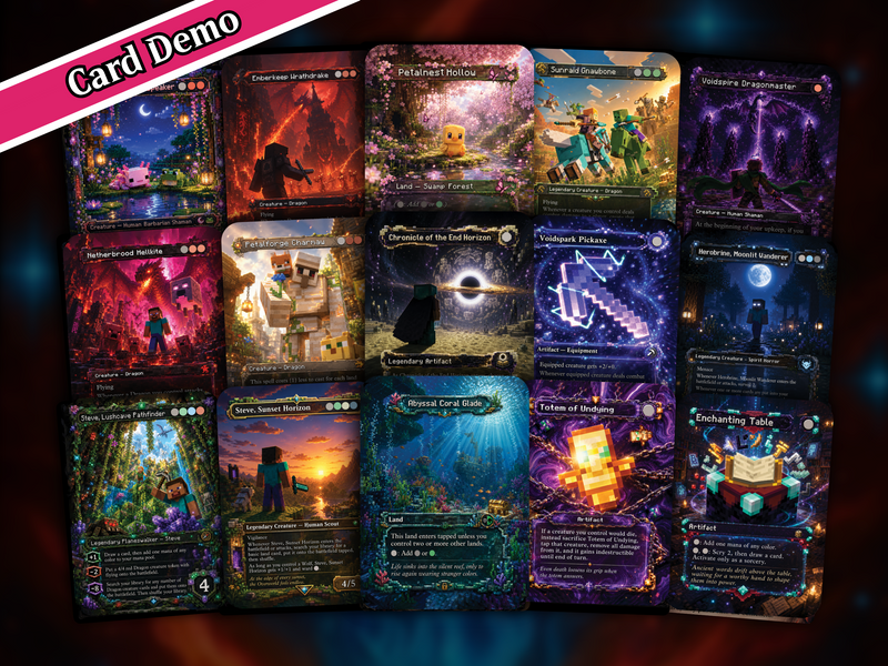 Minecraft: Endforge Dragoncaller | 100+ Cards | PrimeDecks