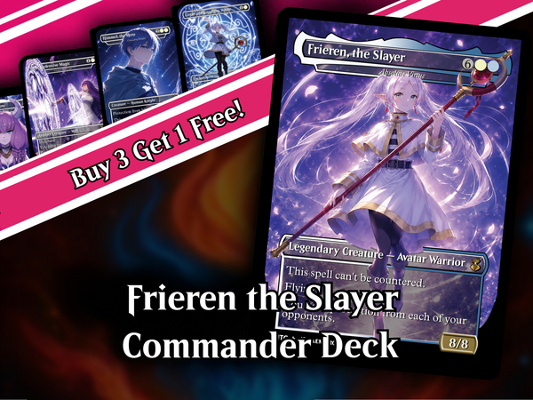 | New | Frieren the Slayer Anime Commander Deck | 100-Card MTG Proxy EDH Set | PrimeDecks