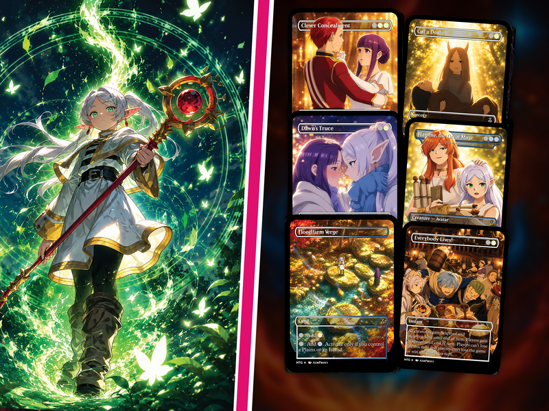 Frieren the Slayer Anime Commander Deck | 100-Card MTG Proxy EDH Set | PrimeDecks
