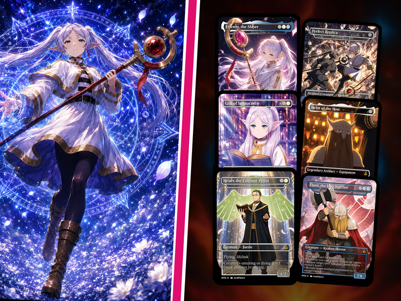 Frieren the Slayer Anime Commander Deck | 100-Card MTG Proxy EDH Set | PrimeDecks