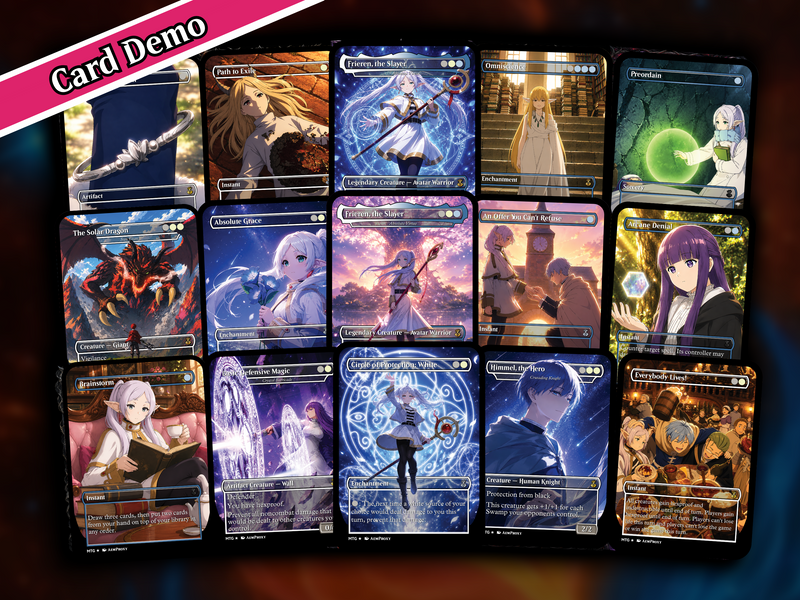 Frieren the Slayer Anime Commander Deck | 100-Card MTG Proxy EDH Set | PrimeDecks
