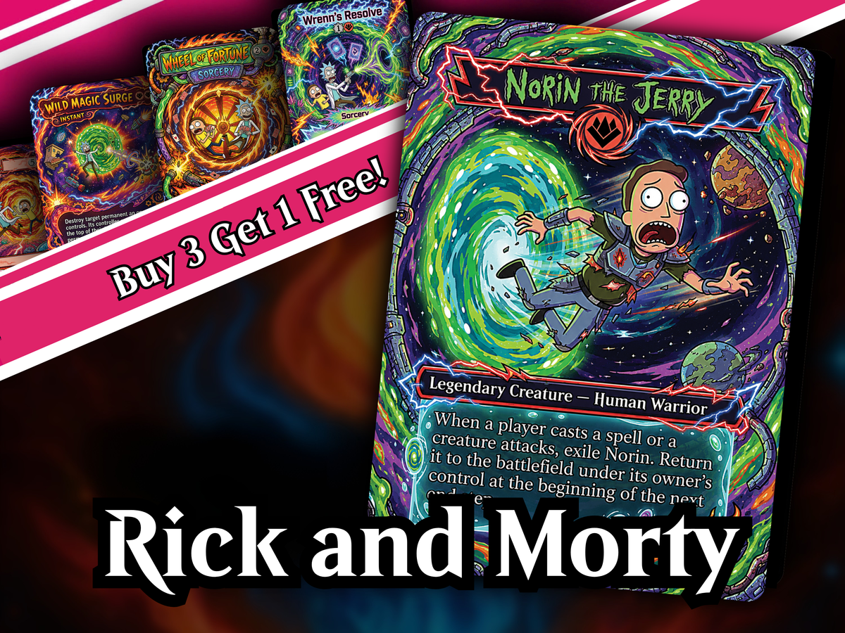 Norin the Wary Rick and Morty Inspired | 100+ Card MTG Proxy EDH Set | Chaotic Burn Deck | PrimeDecks