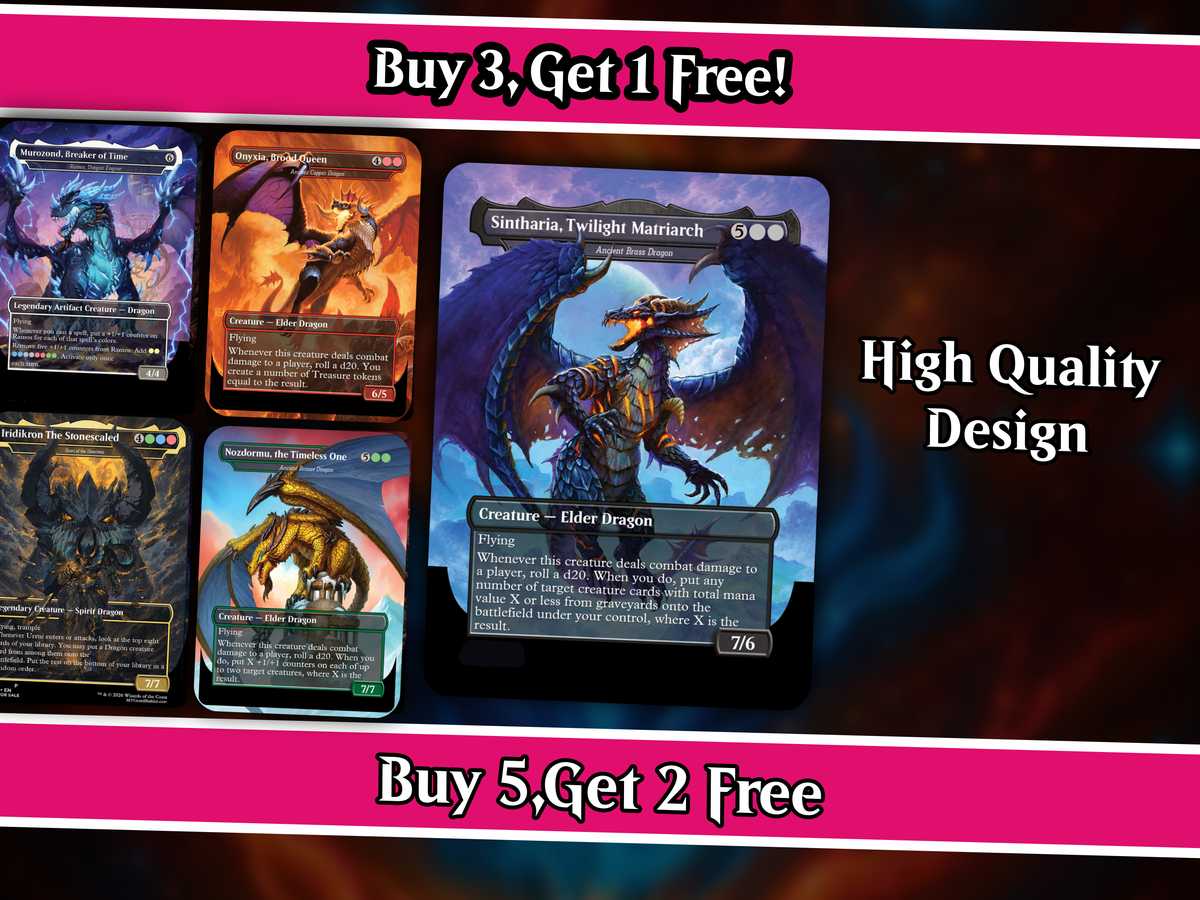 WORLD OF WARCRAFT DRAGONS – 100-CARD FAN-MADE PROXY COMMANDER DECK | PrimeDecks [prime-mock-20260924 LK-230]