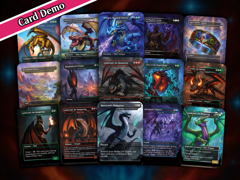 WORLD OF WARCRAFT DRAGONS – 100-CARD FAN-MADE PROXY COMMANDER DECK | PrimeDecks [prime-mock-20260924 LK-230]