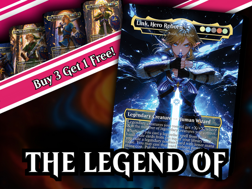 Legend of Zelda Inspired | 138-Card MTG Proxy EDH Set | Hyrule Legendary Heroes Deck | PrimeDecks