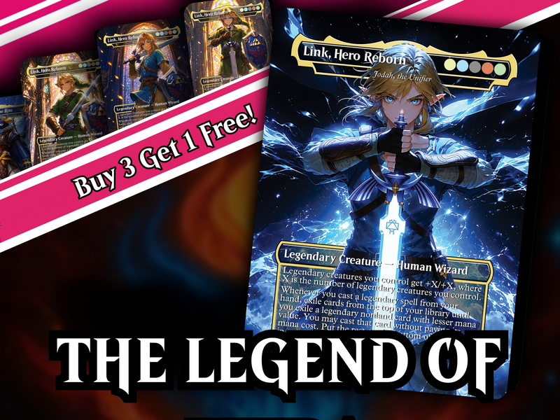 Legend of Zelda Inspired | 138-Card MTG Proxy EDH Set | Hyrule Legendary Heroes Deck | PrimeDecks