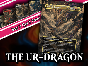 The Ur-Dragon | 5-Color Dragon Tribal Commander Proxy Deck | 100 Cards | PrimeDecks