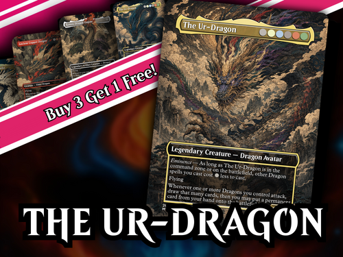 The Ur-Dragon | 5-Color Dragon Tribal Commander Proxy Deck | 100 Cards | PrimeDecks