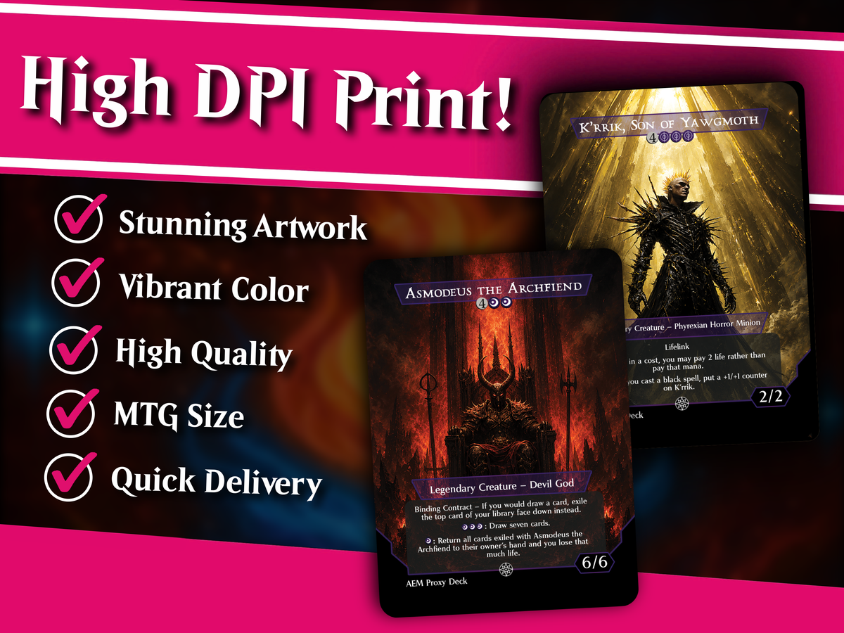 K’rrik, Son of Yawgmoth Commander Proxy Deck | 100+ Premium MTG Proxy Cards | PrimeDecks