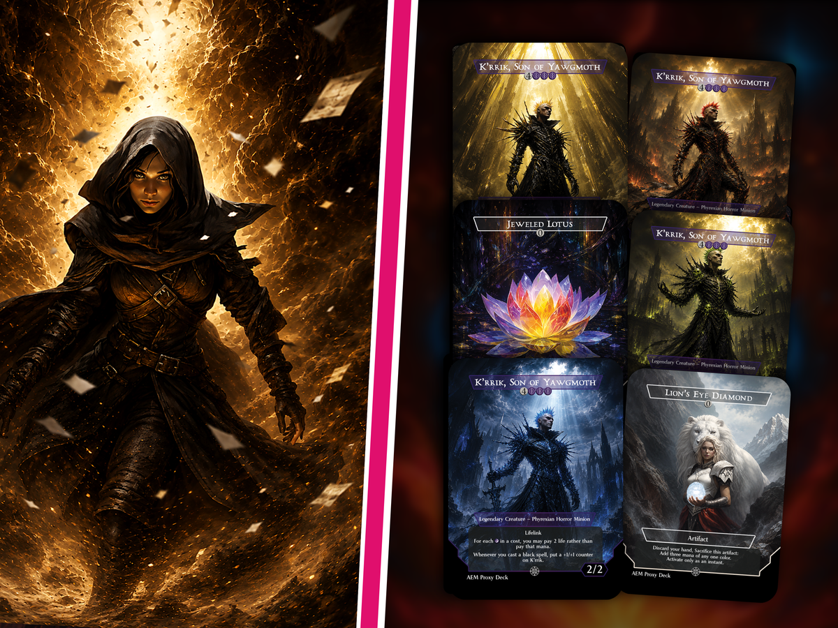 K’rrik, Son of Yawgmoth Commander Proxy Deck | 100+ Premium MTG Proxy Cards | PrimeDecks
