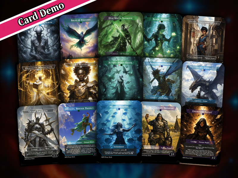 Tymna & Thrasios Partner Commander Deck | 100+ Card Fan-Made MTG Proxy EDH Set | 4-Color Value Combo Deck | PrimeDecks