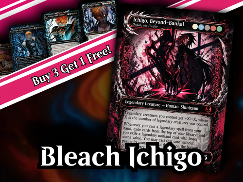 Bleach Ichigo Commander Proxy Deck – Jodah 5-Color Legendary | 100+ Custom Art Cards | PrimeDecks [prime-mock-20260924 LK-237]