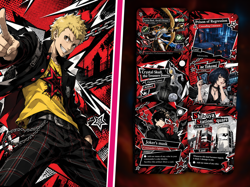| New | Joker Persona 5 Commander Proxy Deck – 100+ Custom Art Cards | PrimeDecks [prime-mock-20260924 LK-239]