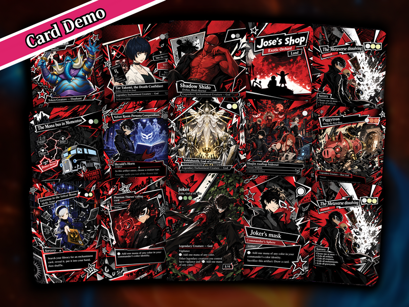| New | Joker Persona 5 Commander Proxy Deck – 100+ Custom Art Cards | PrimeDecks [prime-mock-20260924 LK-239]