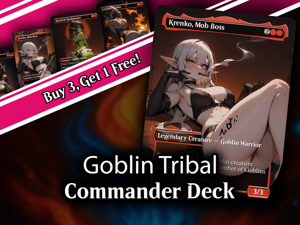 | New |Goblin Tribal Commander Deck - 112+ Cards | PrimeDecks