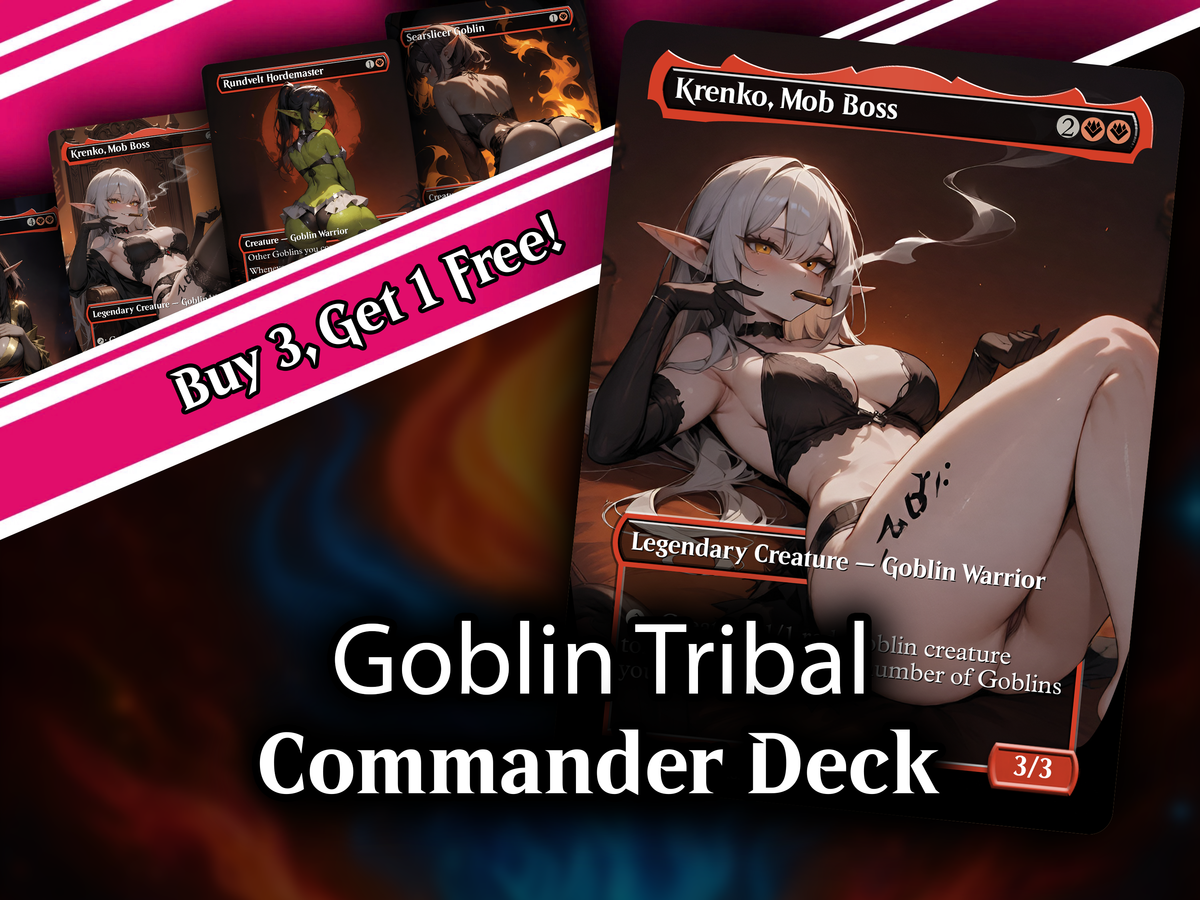 | New |Goblin Tribal Commander Deck - 112+ Cards | PrimeDecks