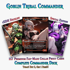 Goblin Tribal MTG Proxy Commander Deck - 112 Cards | ProxyTCG