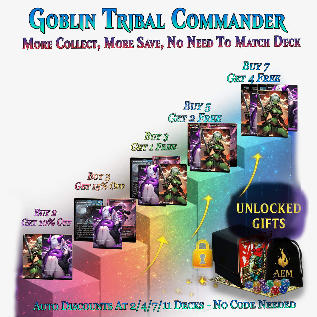 Goblin Tribal MTG Proxy Commander Deck - 112 Cards | ProxyTCG