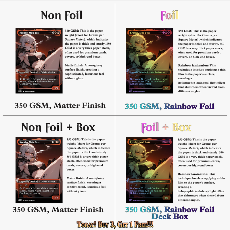 Goblin Tribal MTG Proxy Commander Deck - 112 Cards | ProxyTCG