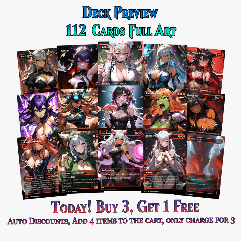 Goblin Tribal MTG Proxy Commander Deck - 112 Cards | ProxyTCG