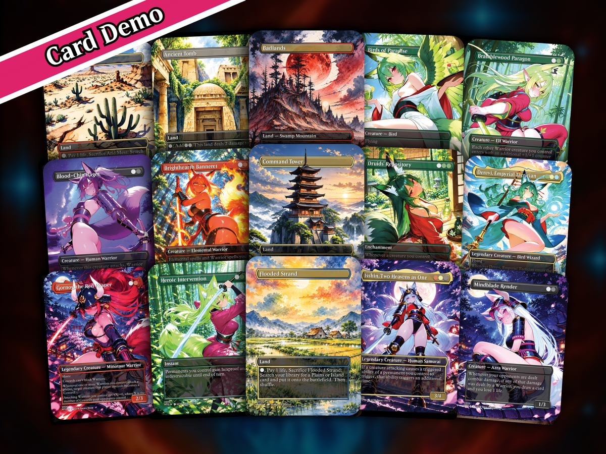 | New | Kitsune Warriors Commander Deck – 100+ Cards Custom Art EDH Set | PrimeDecks - Image 8