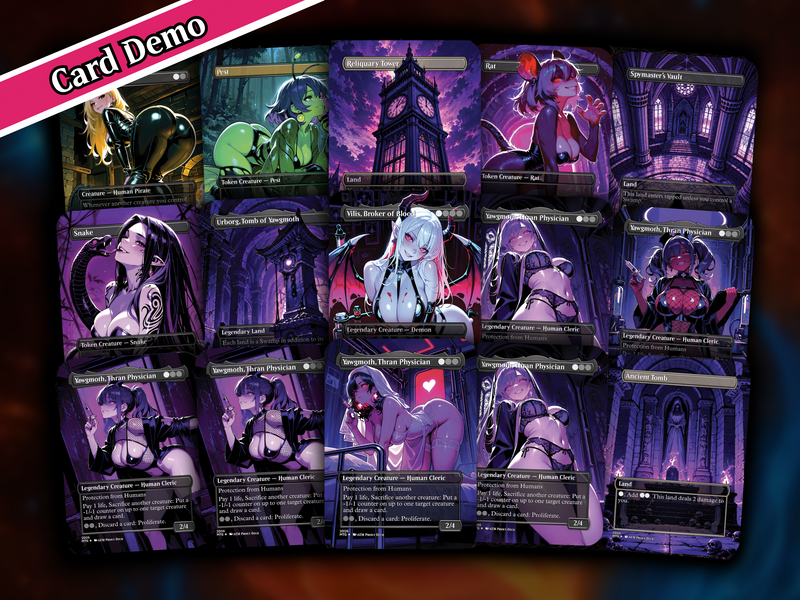 | New | Yawgmoth Proxy Commander Deck – 100+ Cards Custom Art EDH Set | PrimeDecks - Image 7