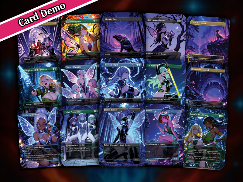 | New | Maralen Fae Commander Deck – 100+ Cards Custom Art EDH Set | PrimeDecks - Image 8
