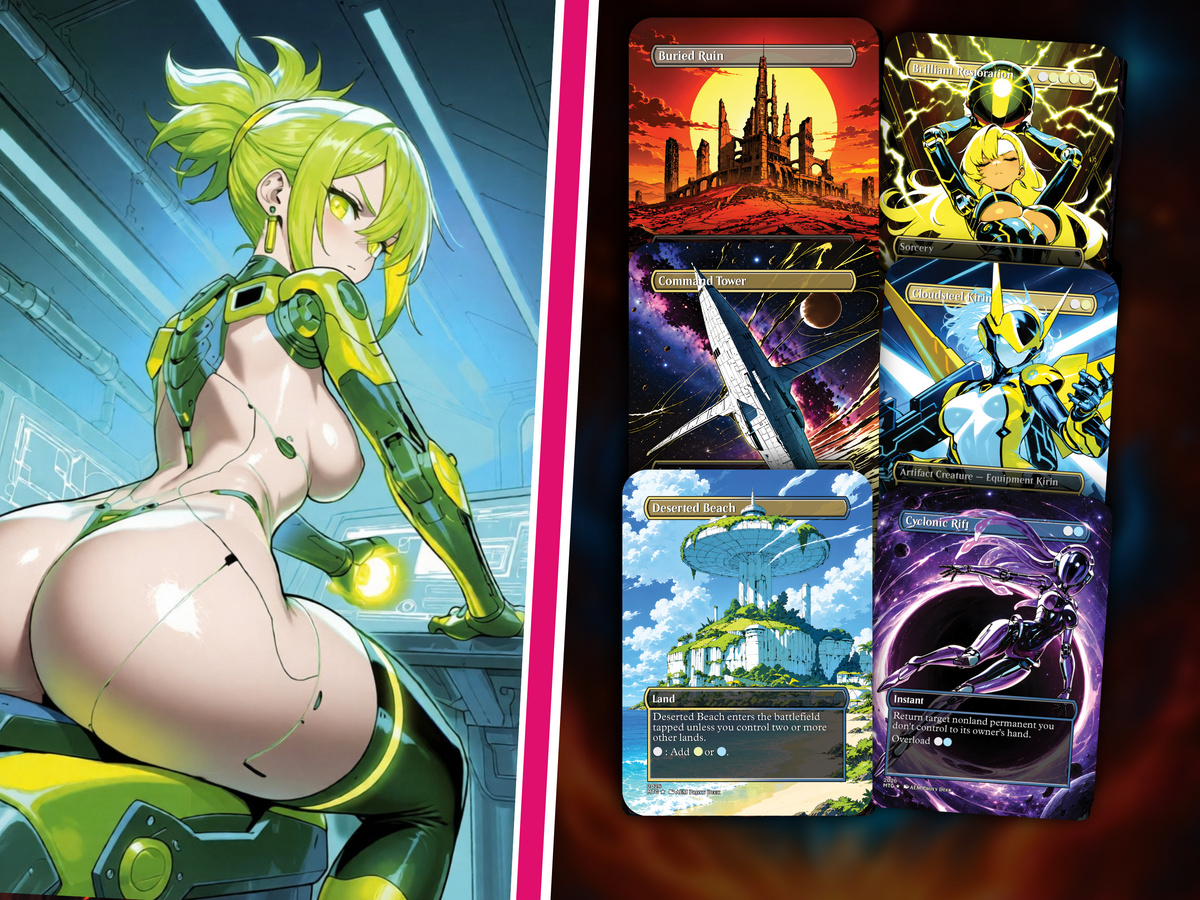 | New | Shorikai Vehicles Commander Deck – 100+ Cards Custom Art EDH Set | PrimeDecks - Image 3