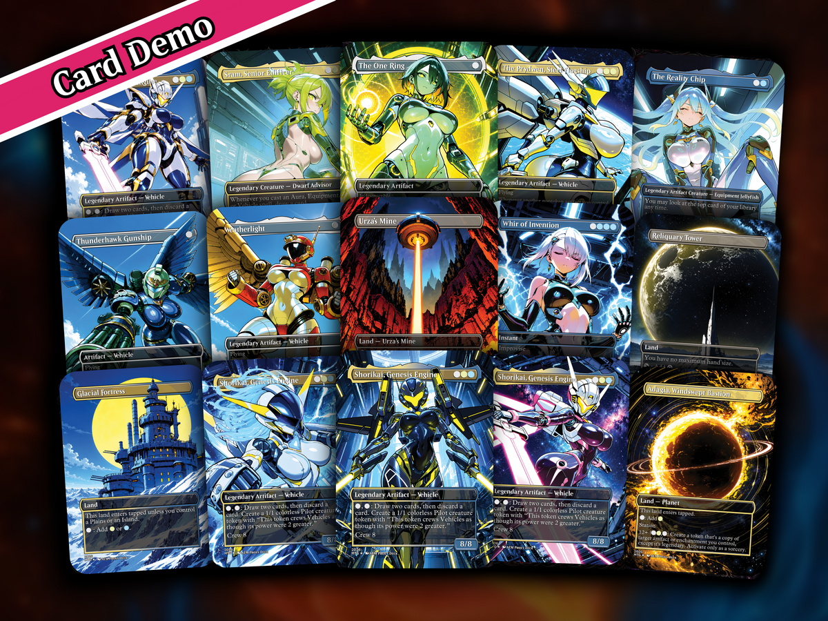 | New | Shorikai Vehicles Commander Deck – 100+ Cards Custom Art EDH Set | PrimeDecks - Image 7
