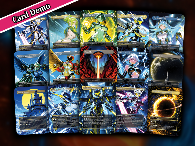 | New | Shorikai Vehicles Commander Deck – 100+ Cards Custom Art EDH Set | PrimeDecks - Image 7